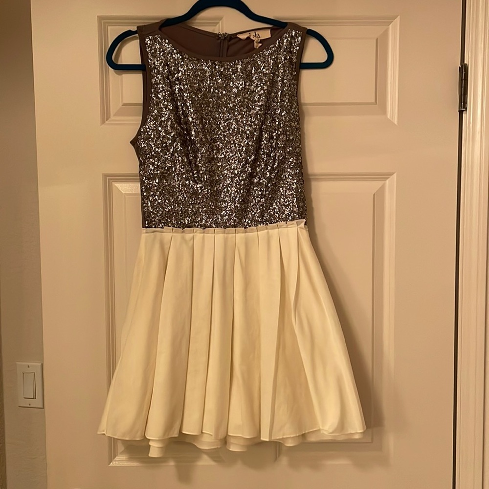 Sequin mini dress, size small